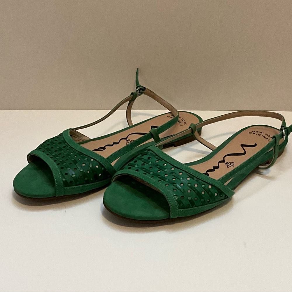 Nina Green Flat Shoes 8 - Picture 1 of 6